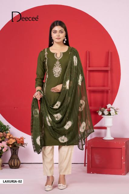 Deecee laxuria branded kurtis wholesaler w rangriti shree biba zara etc
